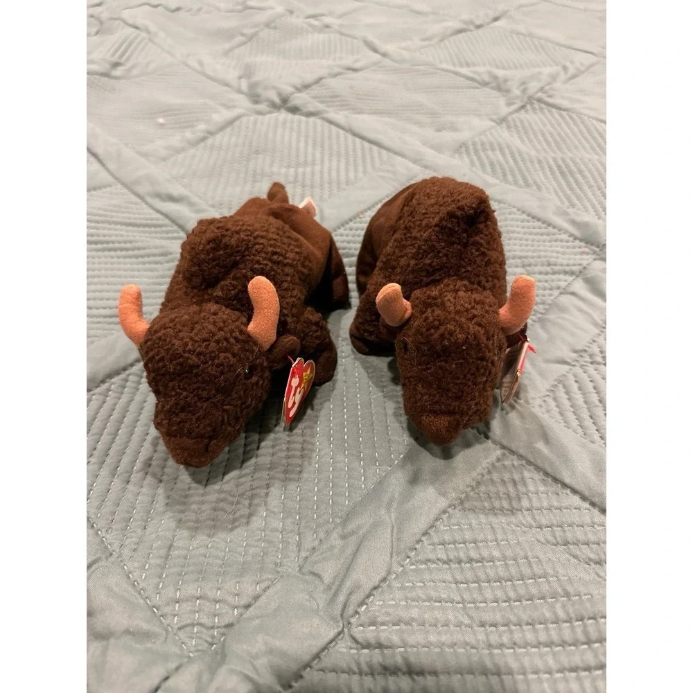 Beanie Babies Plain and Woodland Creatures Lot (9 Total)‎